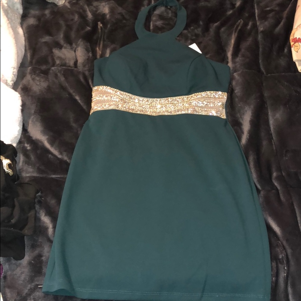 *BRAND NEW* Emerald green cocktail dress